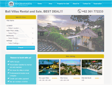 Tablet Screenshot of nugrahartaproperty.com